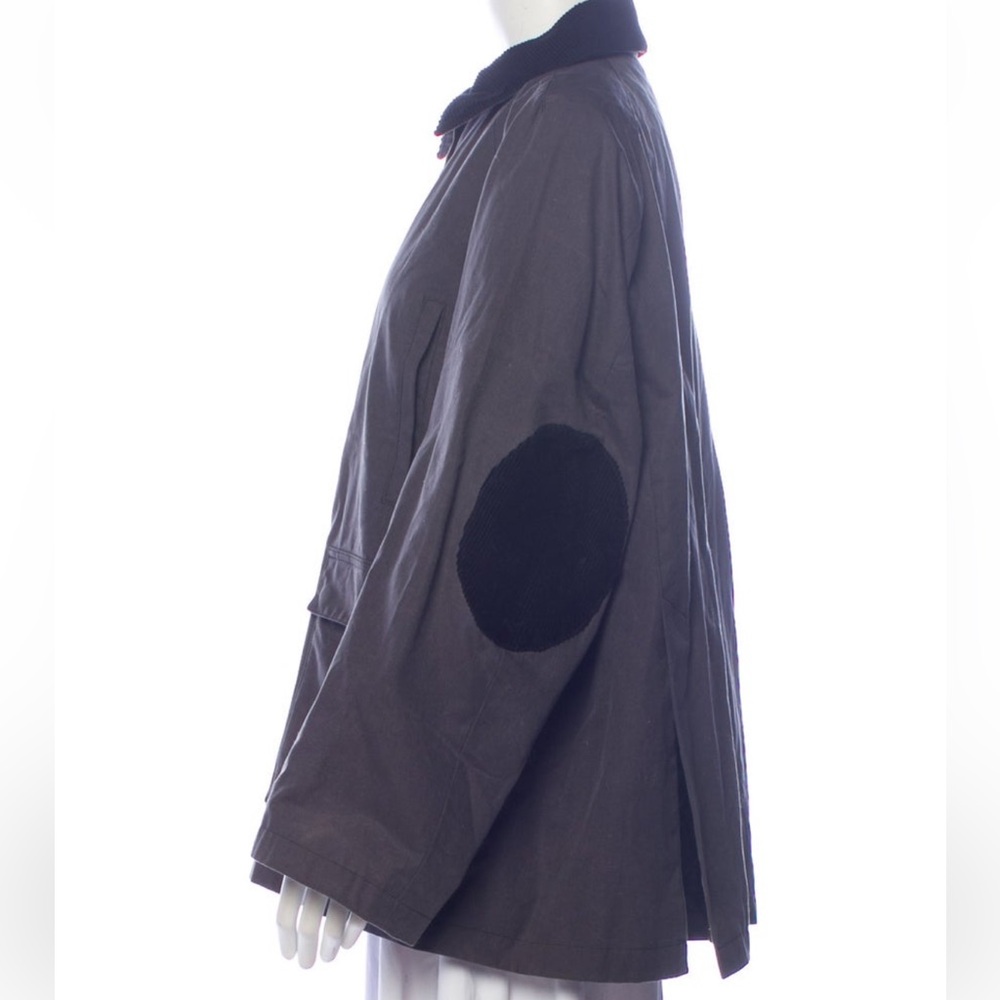 Toteme Chocolate Utility Jacket with Black Patch